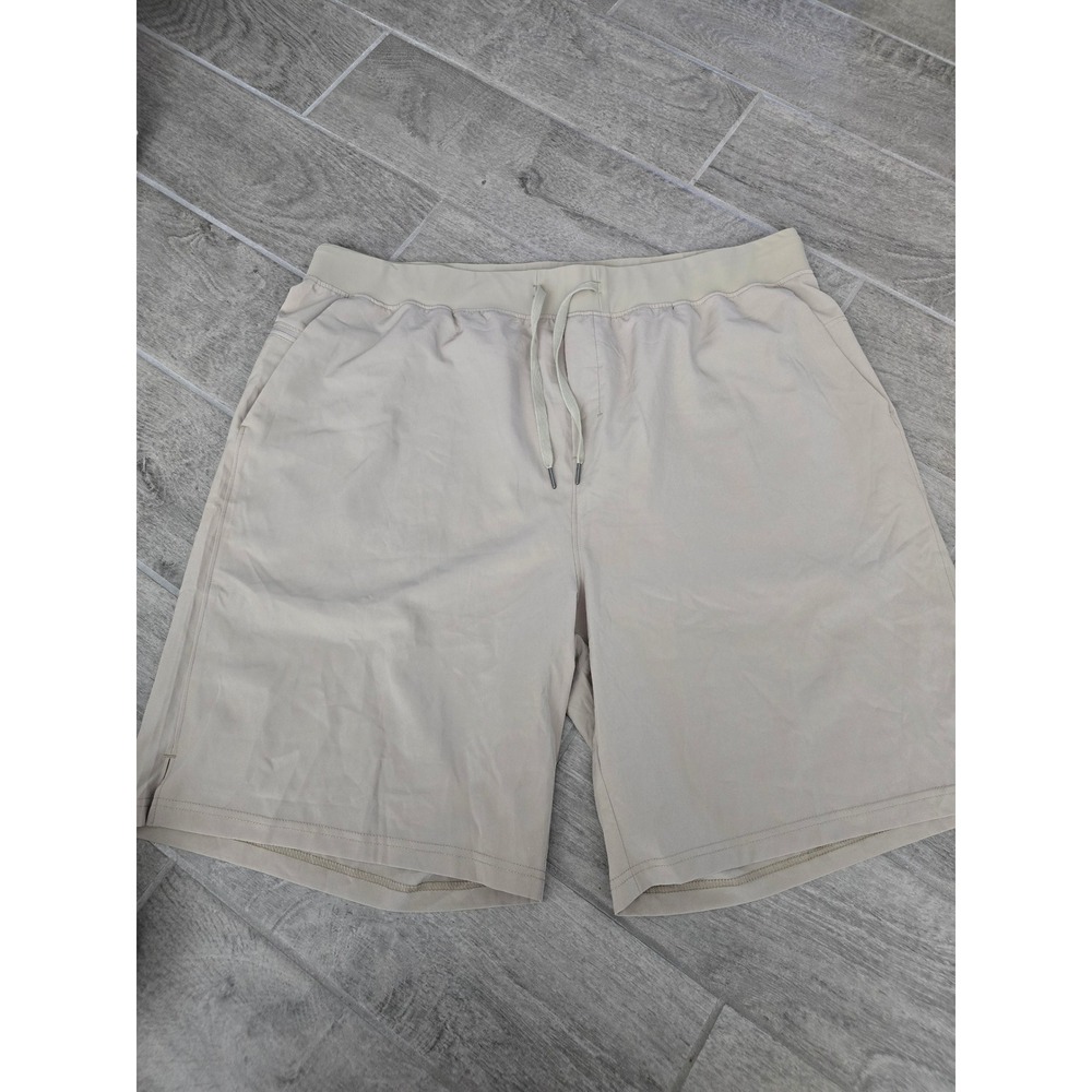 Soothfeel Mens Performance Athletic Shorts Khaki Beige‎ 3XL NWT Stretch Workout